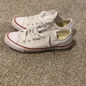 White Converse shoes